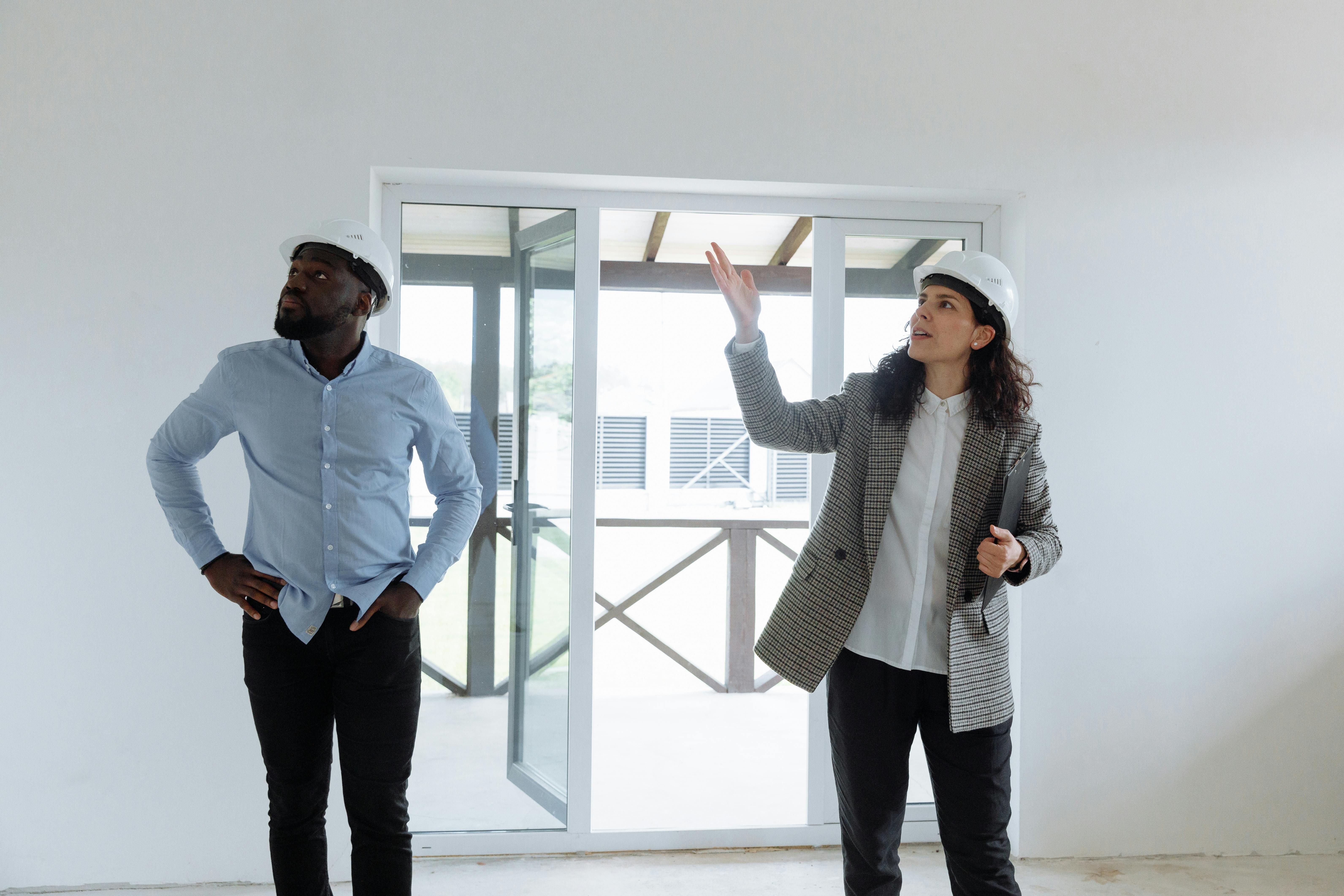 property managers doing a commercial property inspection